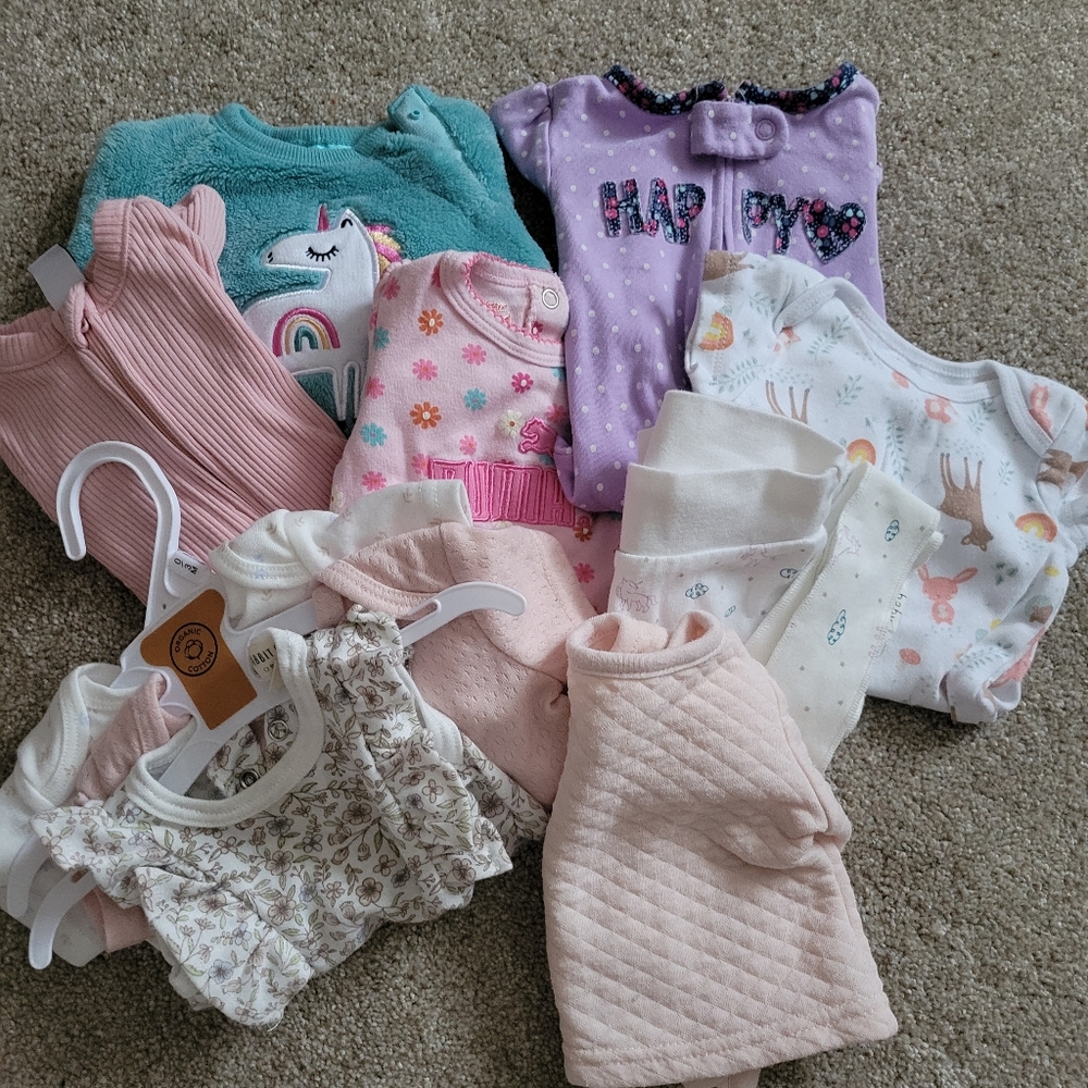 Baby girl 0-3m baby bundle